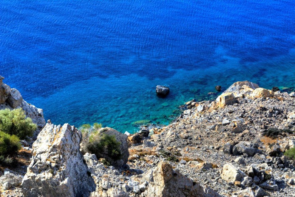 View from Ancient Establishment in Zagora - Andros Island