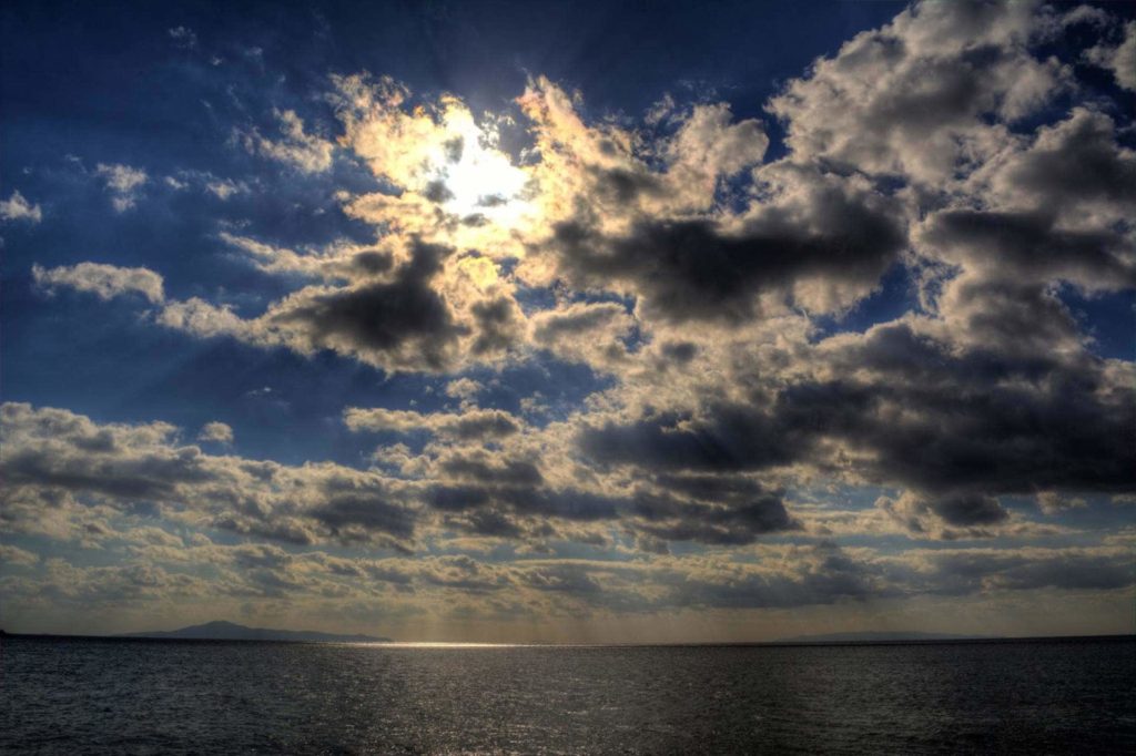 Sky view from Paleopolis -Andros Island