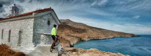 Cycling, Resting and Panoramic Views in Andros Island