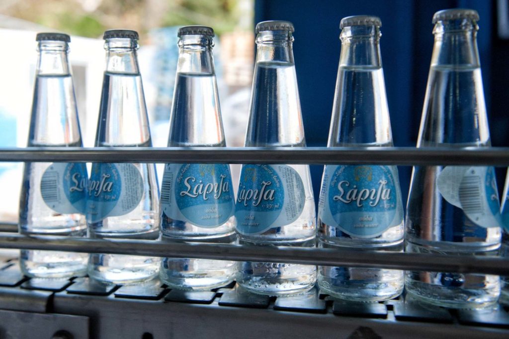 Bottling Procedure in Sariza water factory - Andros Island