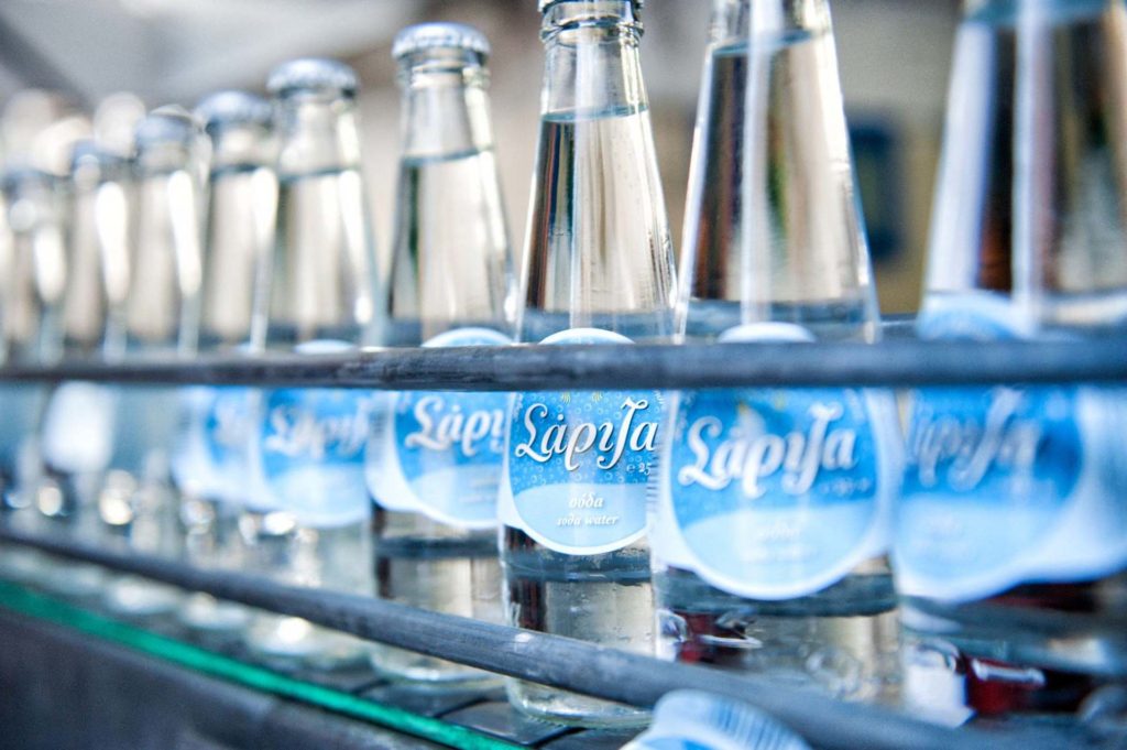 Bottling Procedure in Sariza water factory - Andros Island