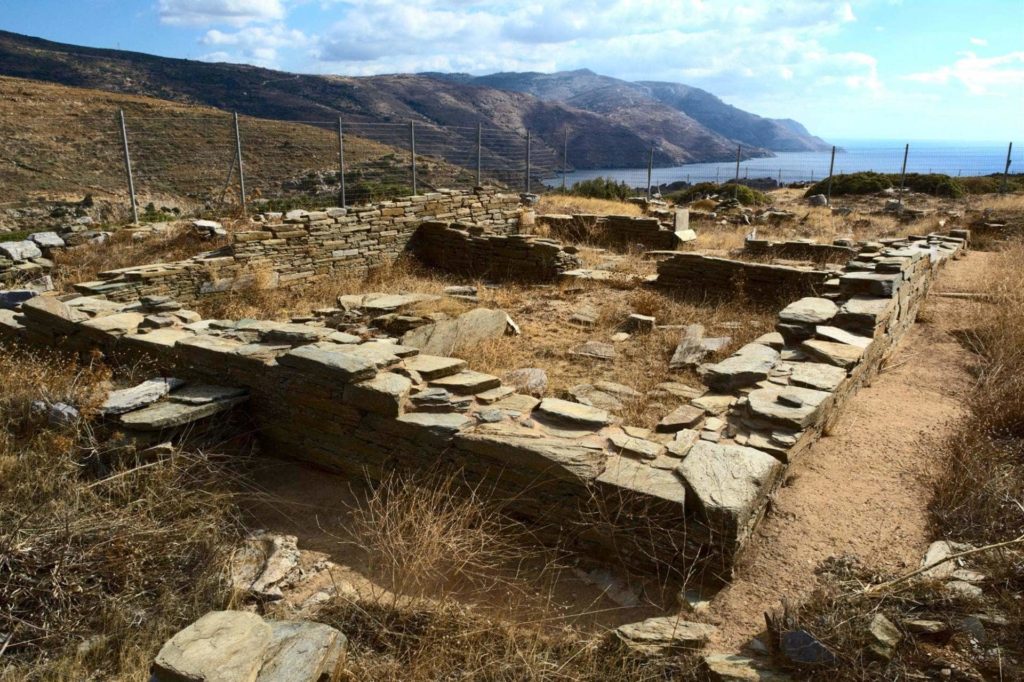 Ruins from Ancient Establishment in Zagora - Andros Island