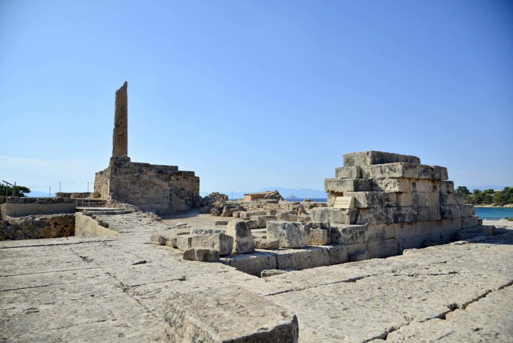 Apollo temple, Kolones archaeological site Aegina