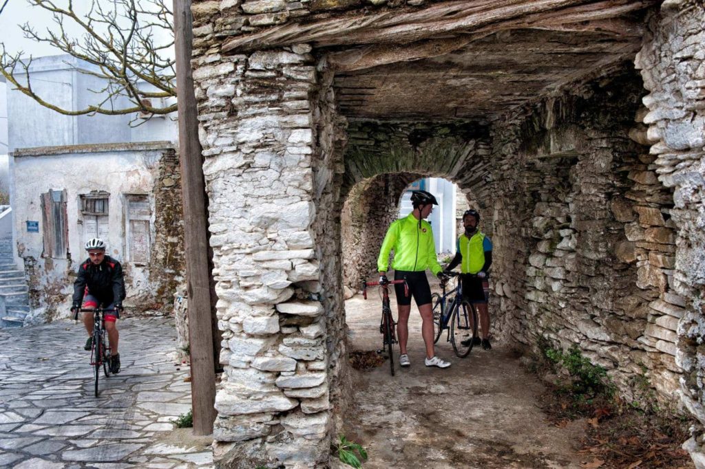 Cycling, Resting in Tinos Island - Steni Village