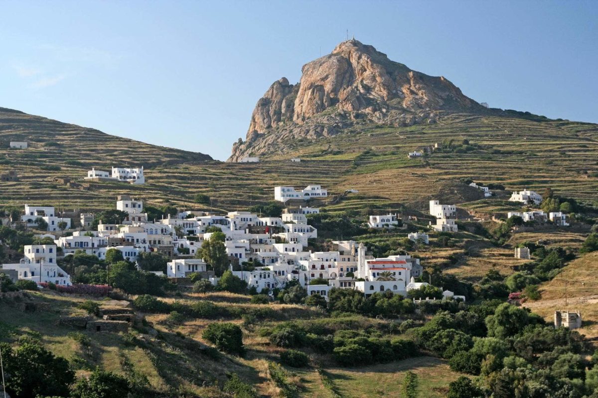 Village under Exomvourgo - Tinos Island