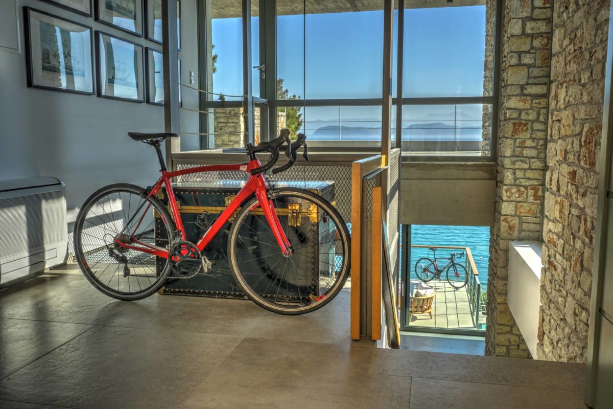 Photos of a bike friendly luxury hotel