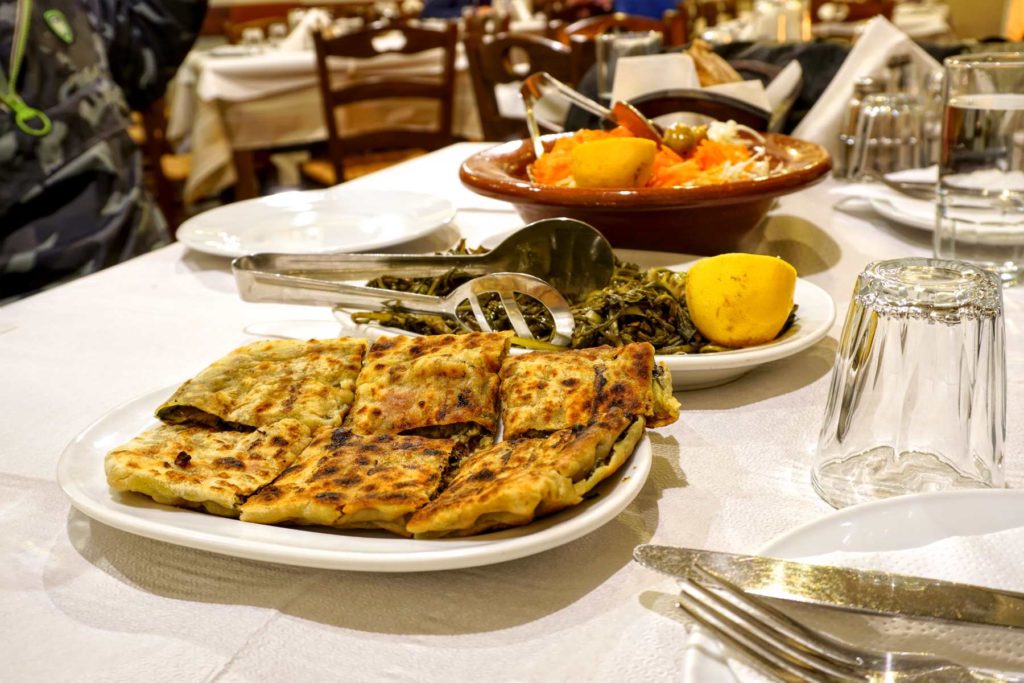Picture of spanakopita rom Mitropolis taverna in Leonidio