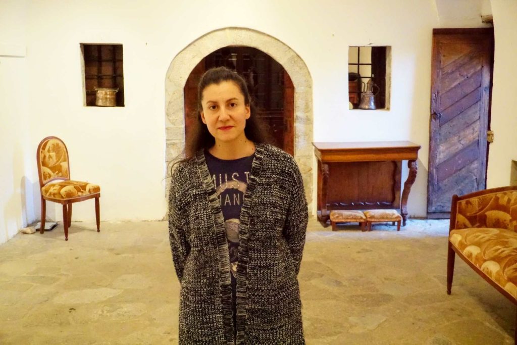 The kind guide of Pyrgos Tsikalioti in Leonidio