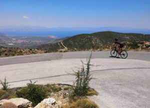 Cycling from Xiropigado, Peloponnese, Greece