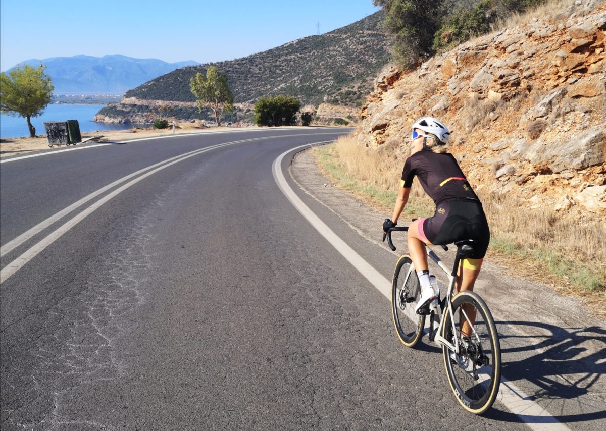 Cycling from Xiropigado, Peloponnese, Greece