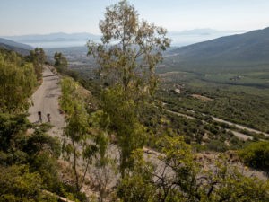 Cycling in Xiropigado, Peloponnese