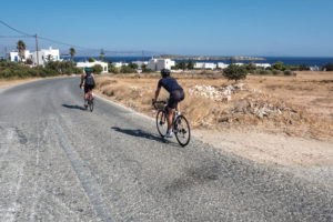 Cycling in Paros Greece