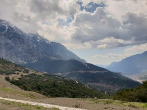 Cycling Trip Delphi Mountain Views