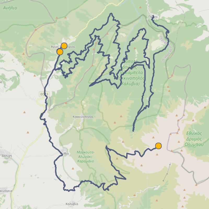 MTB Routes in Olympus Region